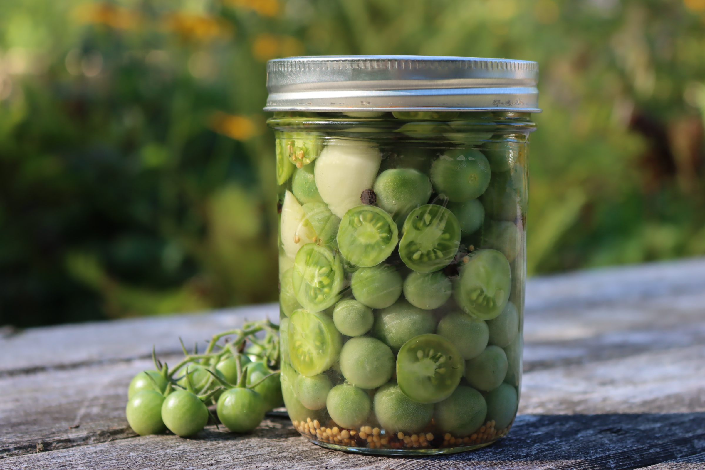 Quick Pickled Green Tomatoes — Baked Greens