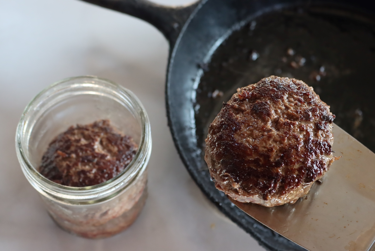 Browning Hamburger Patties for Canning