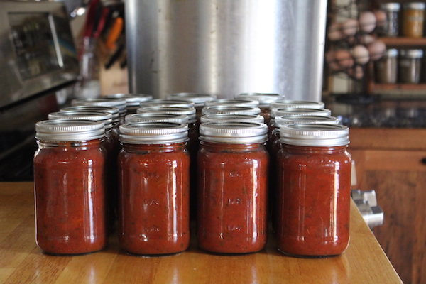 Canning Spaghetti Sauce (Basic Recipe without Meat)