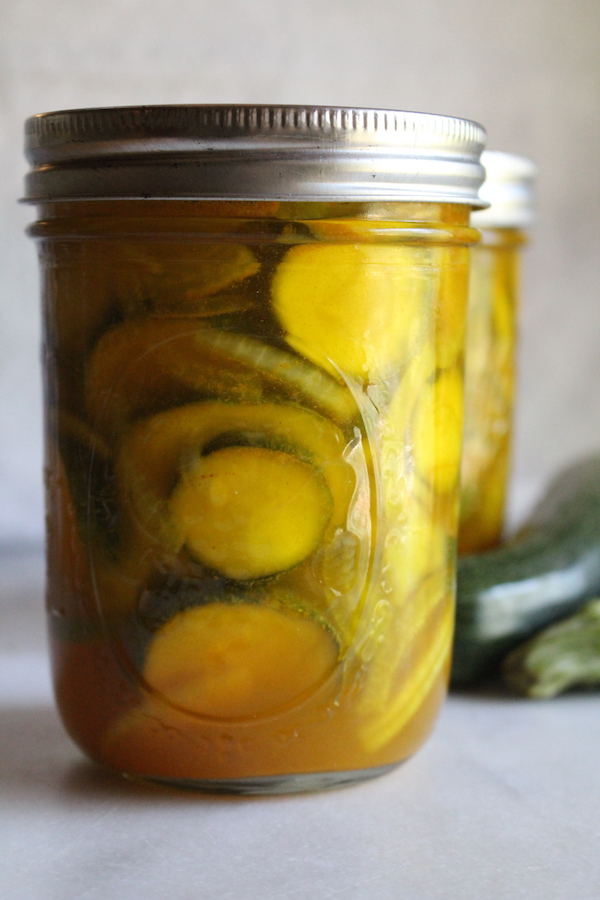 pickled zucchini