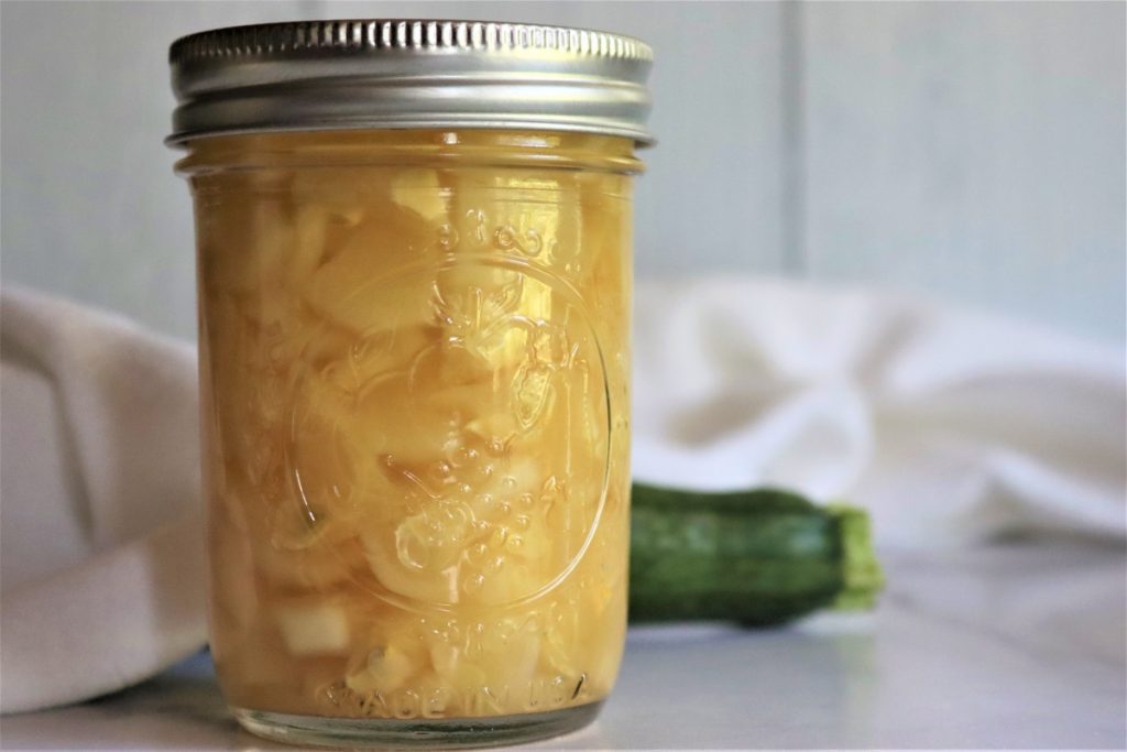 Canning Zucchini in Pineapple Juice
