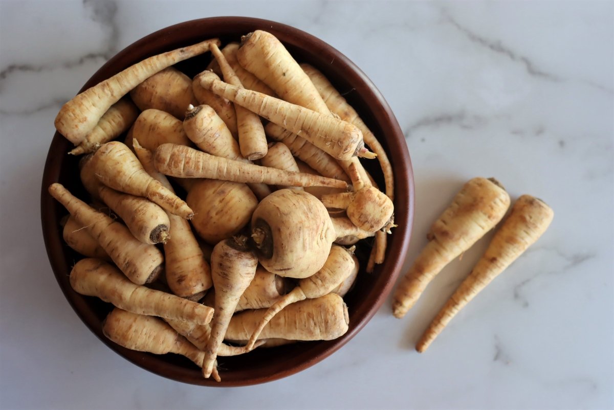 Bowl of Small Parsnips