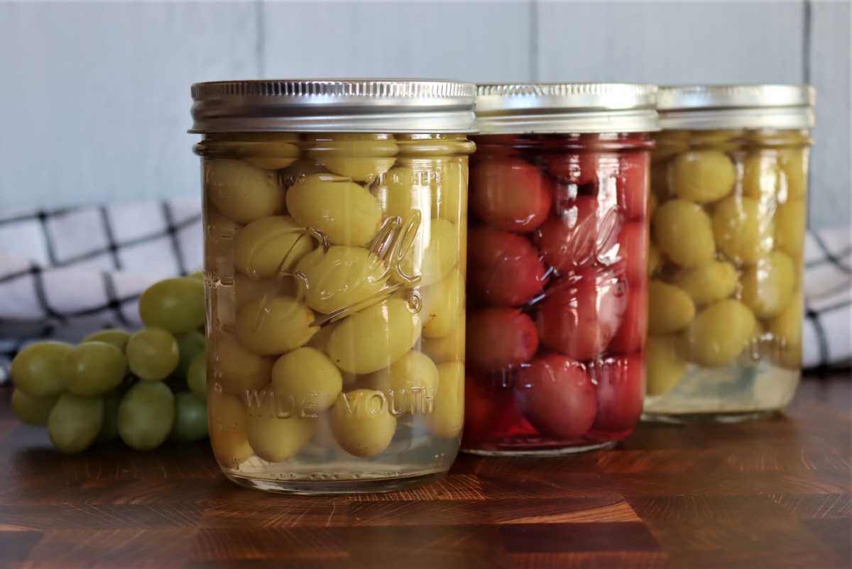 Canning Grapes