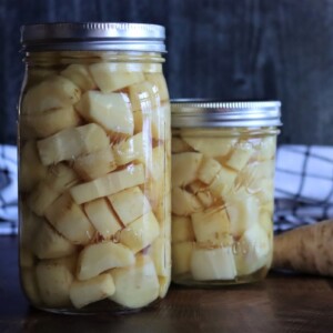 Canning Parsnips