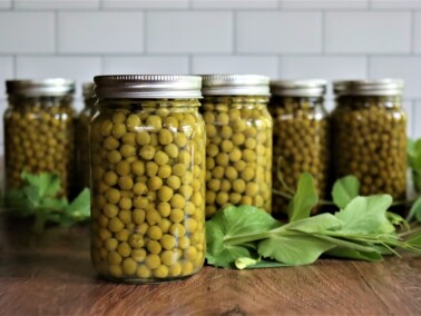 Pressure Canning Peas