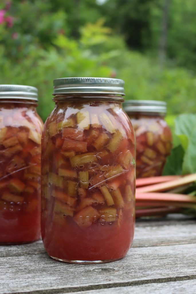 Canning Rhubarb Pie Filling
