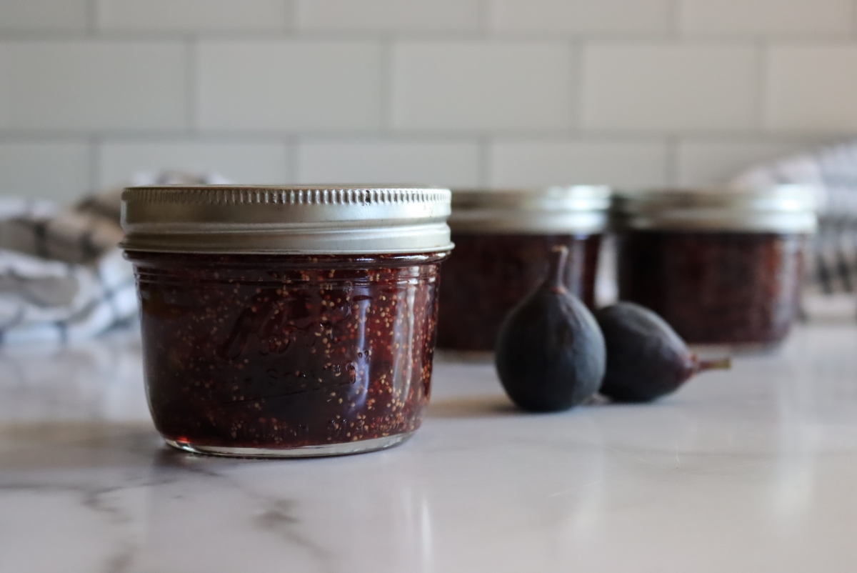 Canning Fig Jam