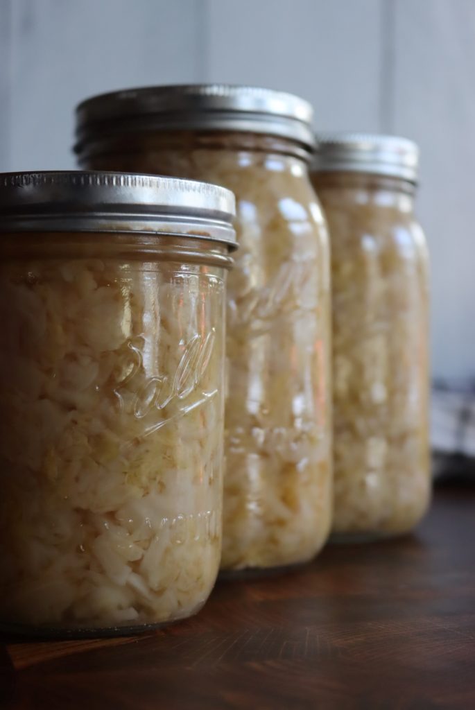 Canning Sauerkraut