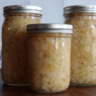 Canning Sauerkraut