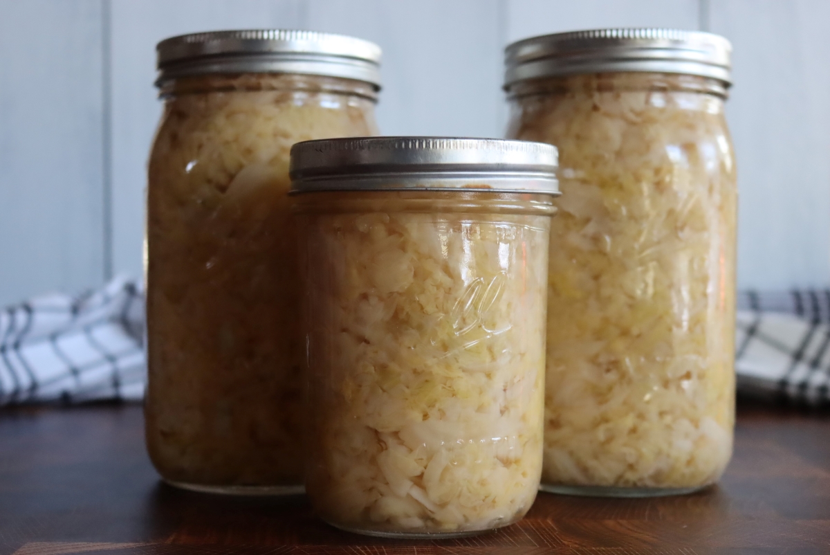 Canning Sauerkraut