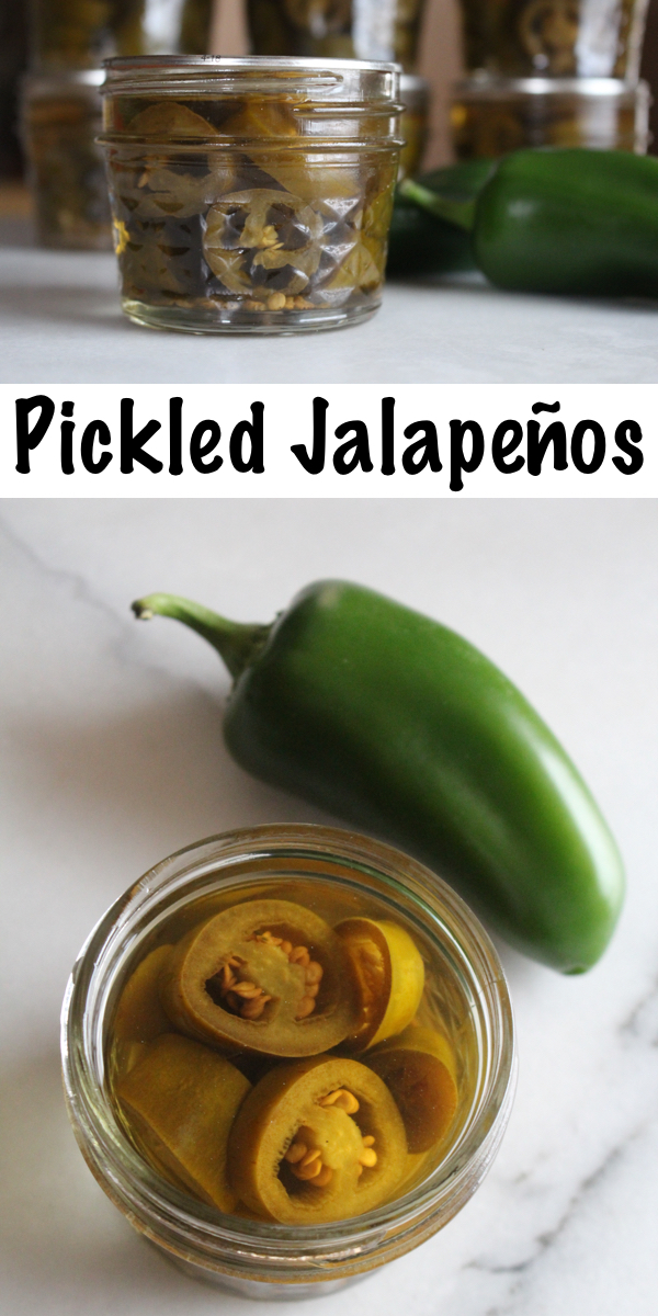 Pickled Jalapenos ~ The perfect way to preserve jalapenos, canning pickled jalapenos is easy! Simply water bath can these pickled peppers, or save them as refrigerator pickled jalapenos.