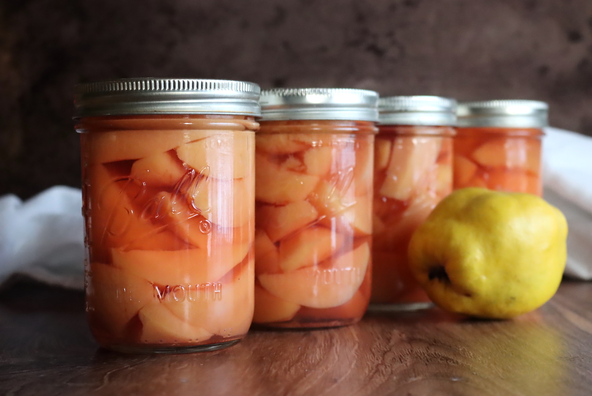 canning quince