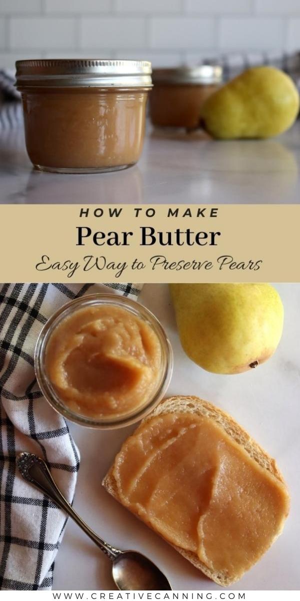 How to Make Pear Butter
