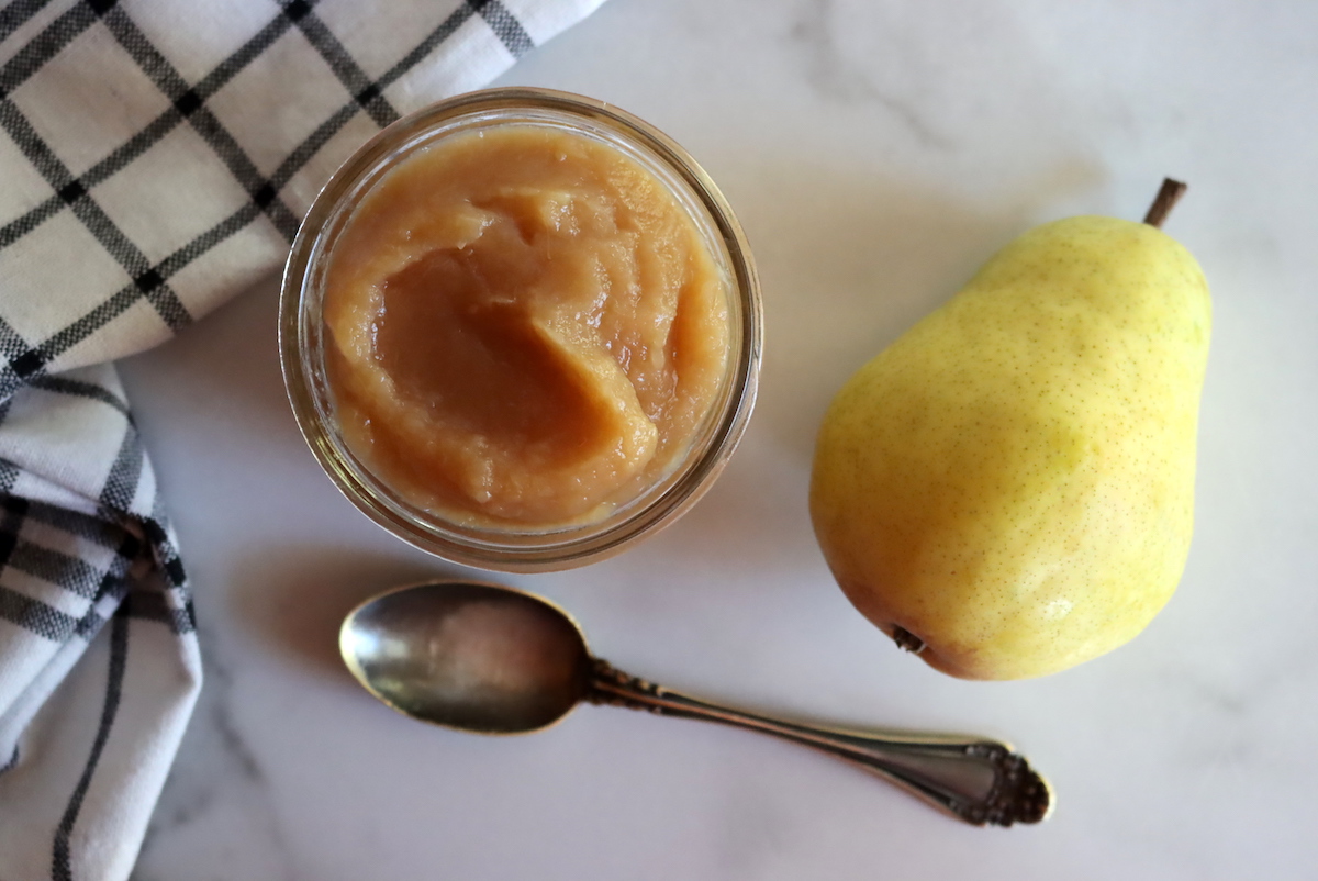 Homemade pear butter