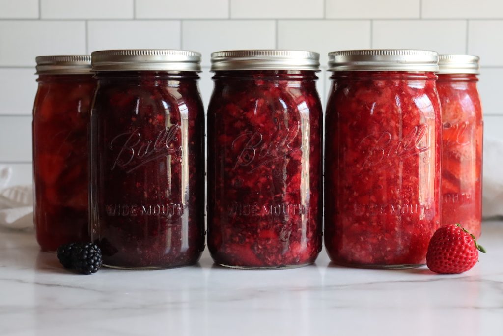 Canning Raspberry Pie Filling