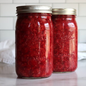 Canning Raspberry Pie Filling