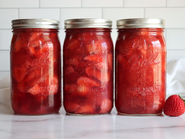 Canning Strawberry Pie Filling