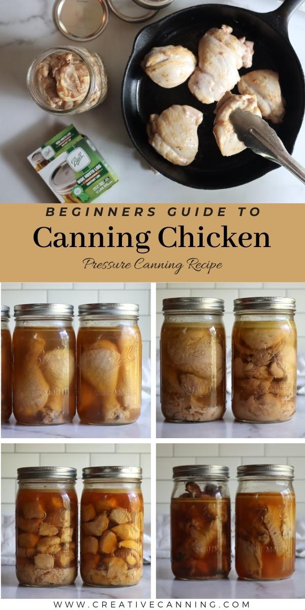 Beginners guide to Pressure Canning Chicken