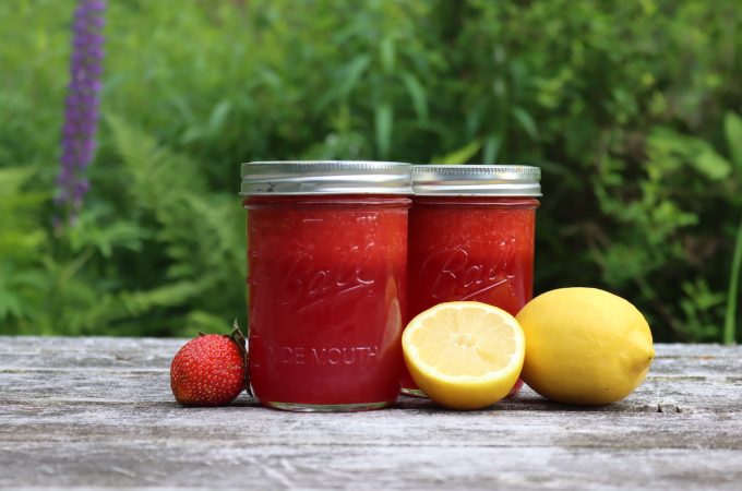 Canning Strawberry Lemonade Concentrate