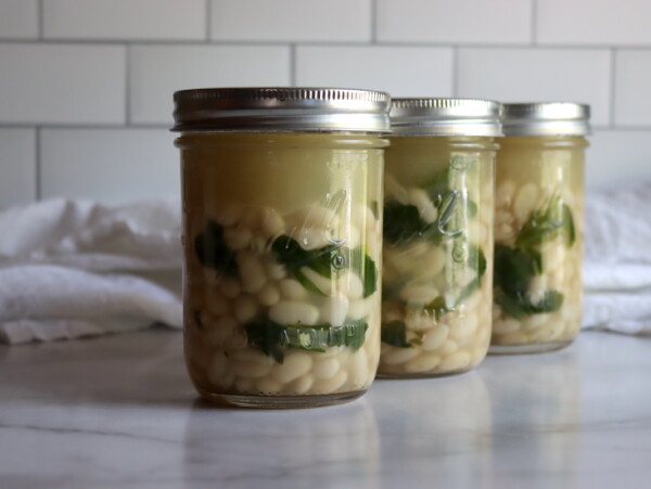 Canning White Beans and Greens Soup