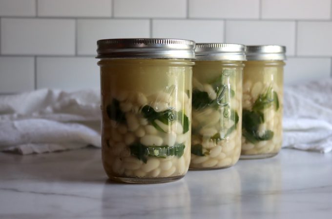 Canning White Beans and Greens Soup