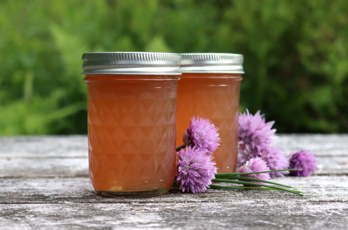 Savory Chive Blossom Jelly