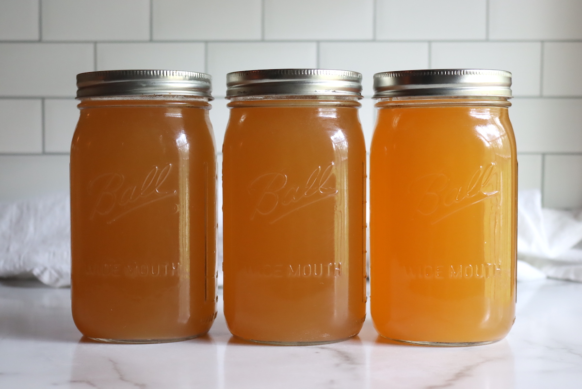 Canning chicken broth made in the Instant pot 