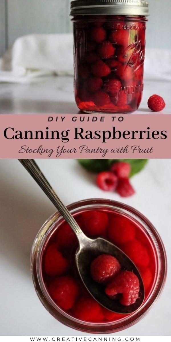 Canned Raspberry Syrup Recipe - Fluxing Well