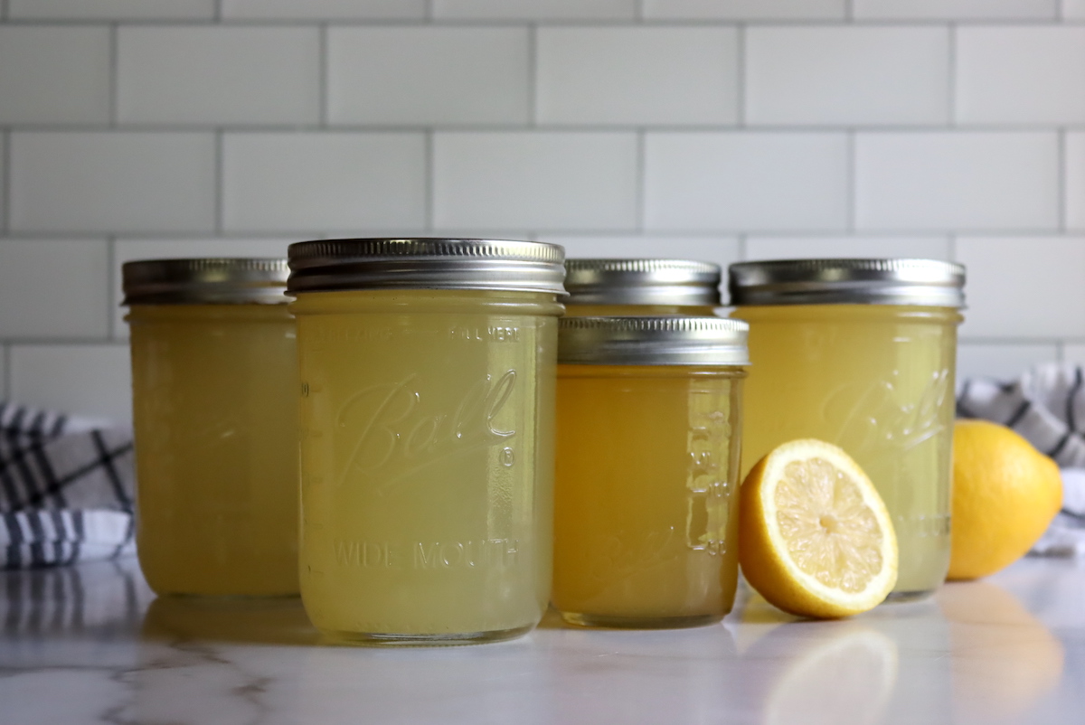canning lemonade concentrate
