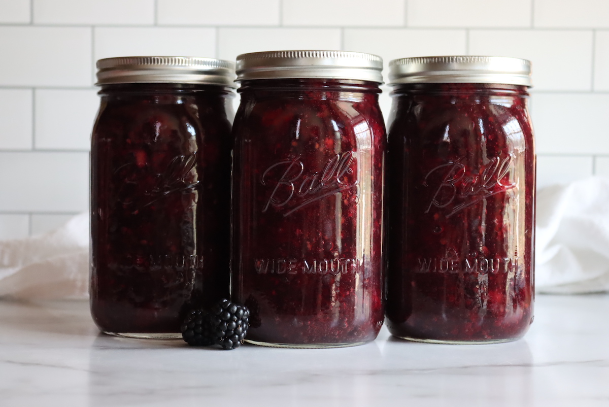 Canning Blackberry Pie Filling