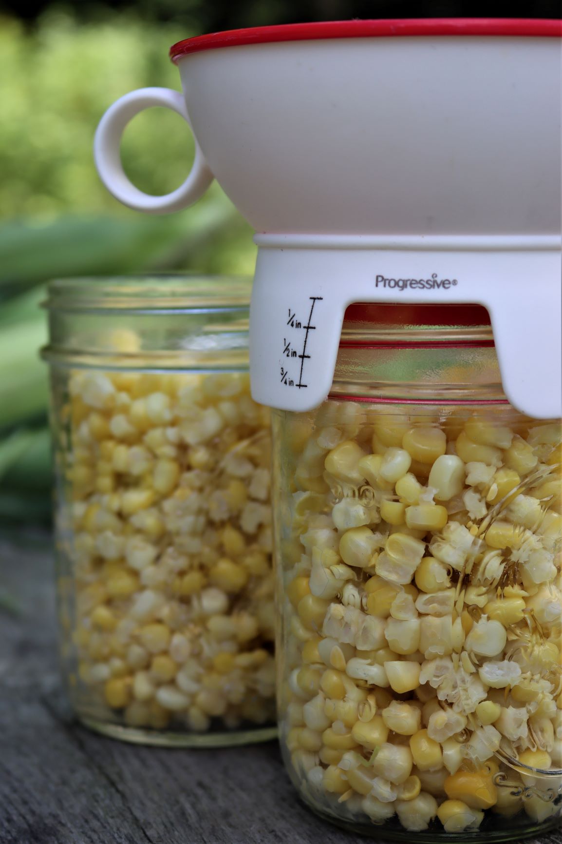Headspace for Canning Corn