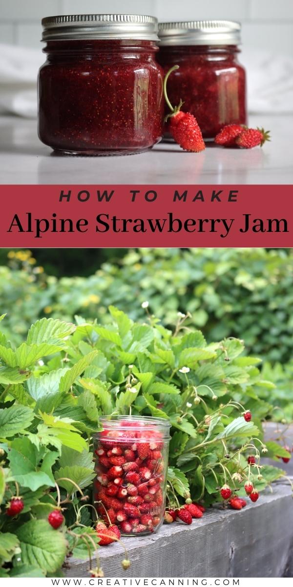 How to Make Alpine Strawberry Jam