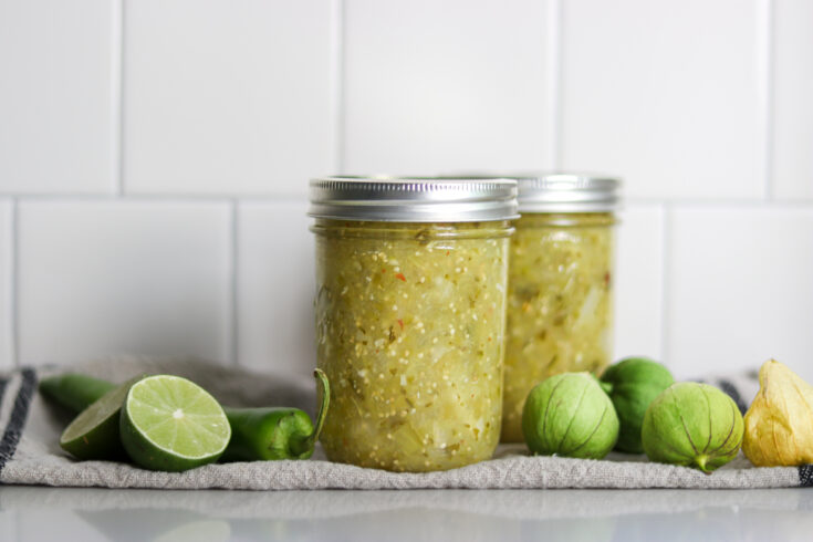 Canning Tomatillo Salsa