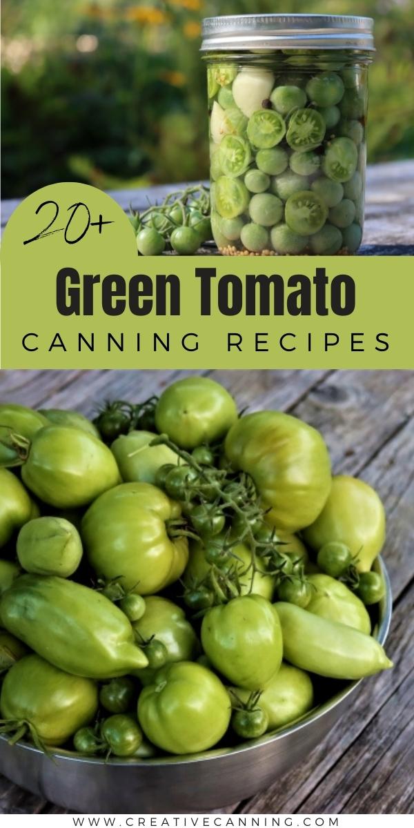 Green Tomato canning Recipes