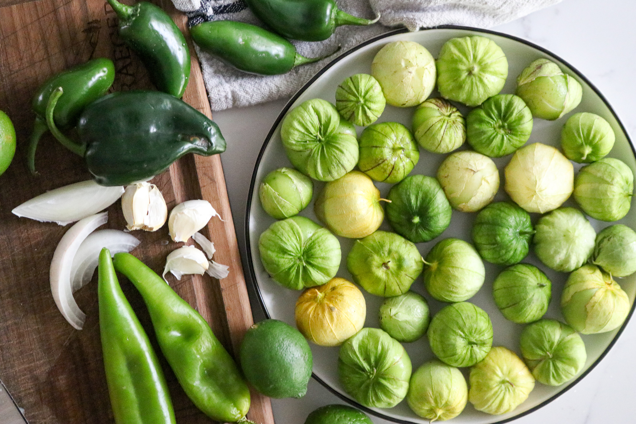 Tomatillo Salsa Ingredients