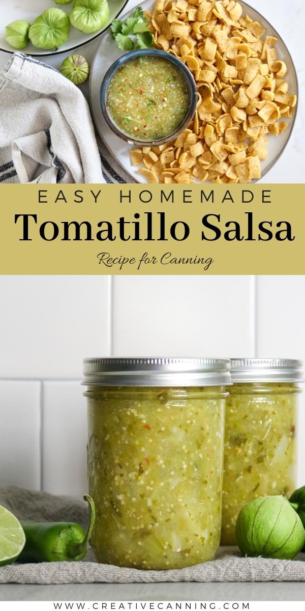 Tomatillo Salsa Recipe for Canning