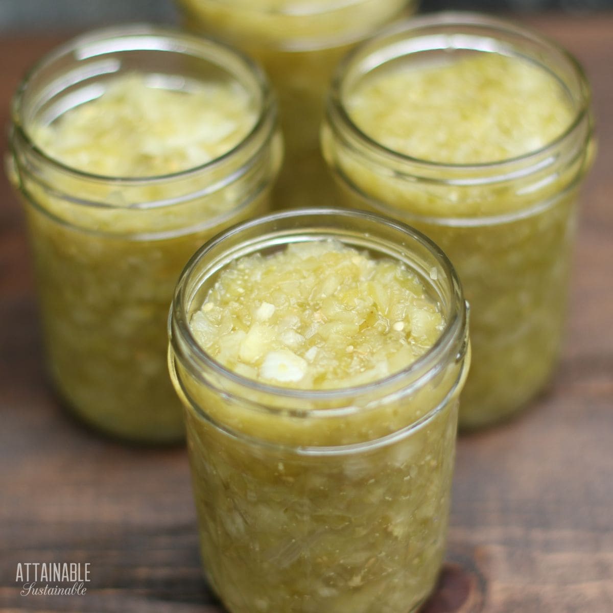 Green Tomato Chow Chow Relish from Attainable Sustainable