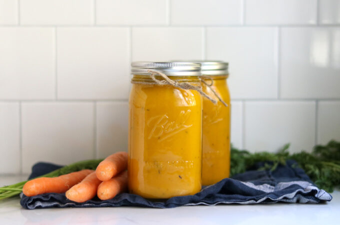Canning Carrot Soup