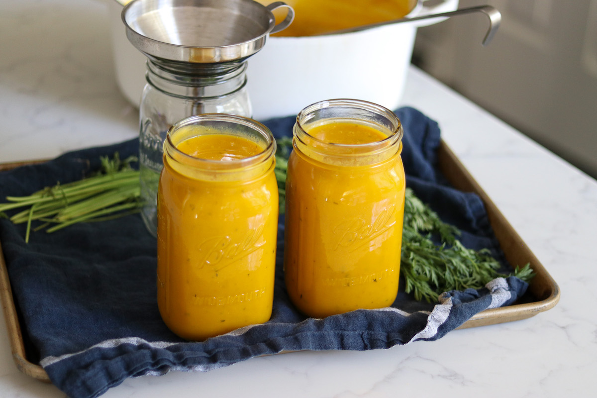 Carrot Soup Recipe for Canning