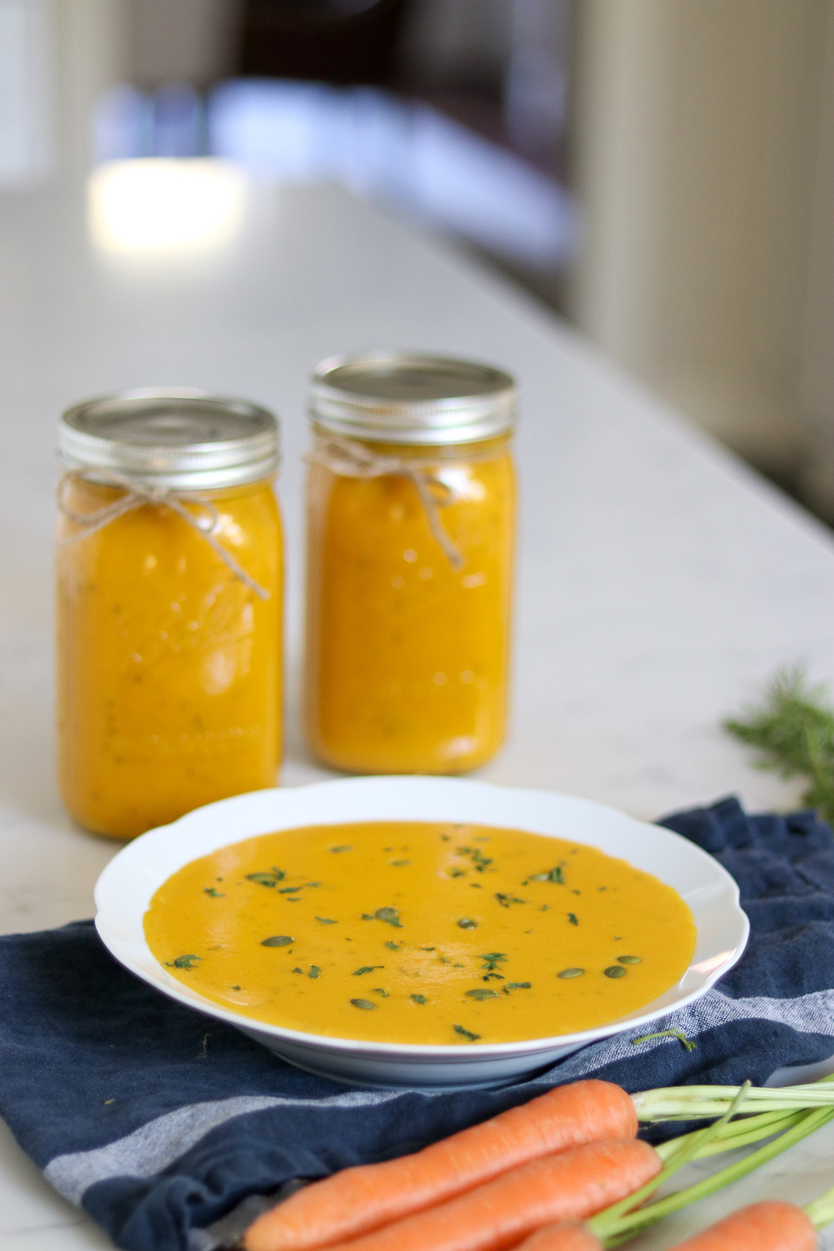 Home Canned Carrot Soup