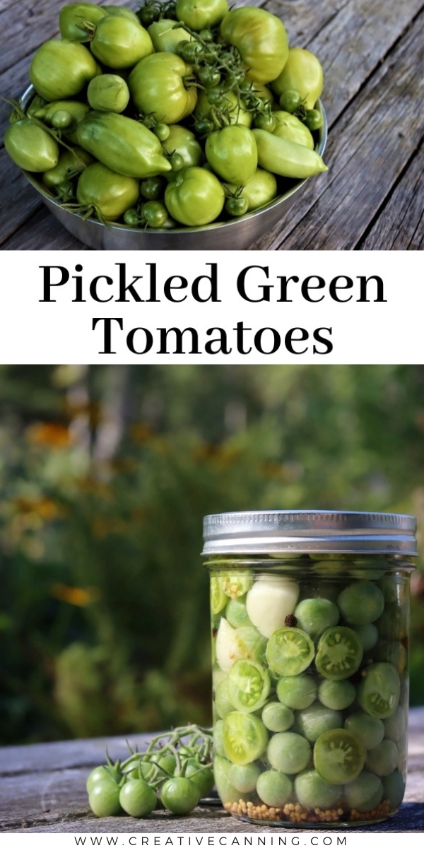 Keto Pickled Green Tomatoes