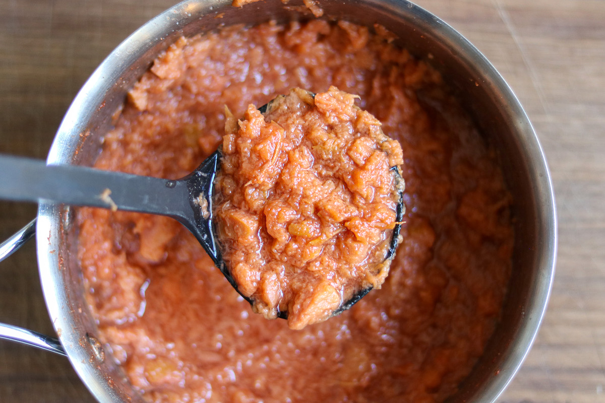 Making Quince Jam