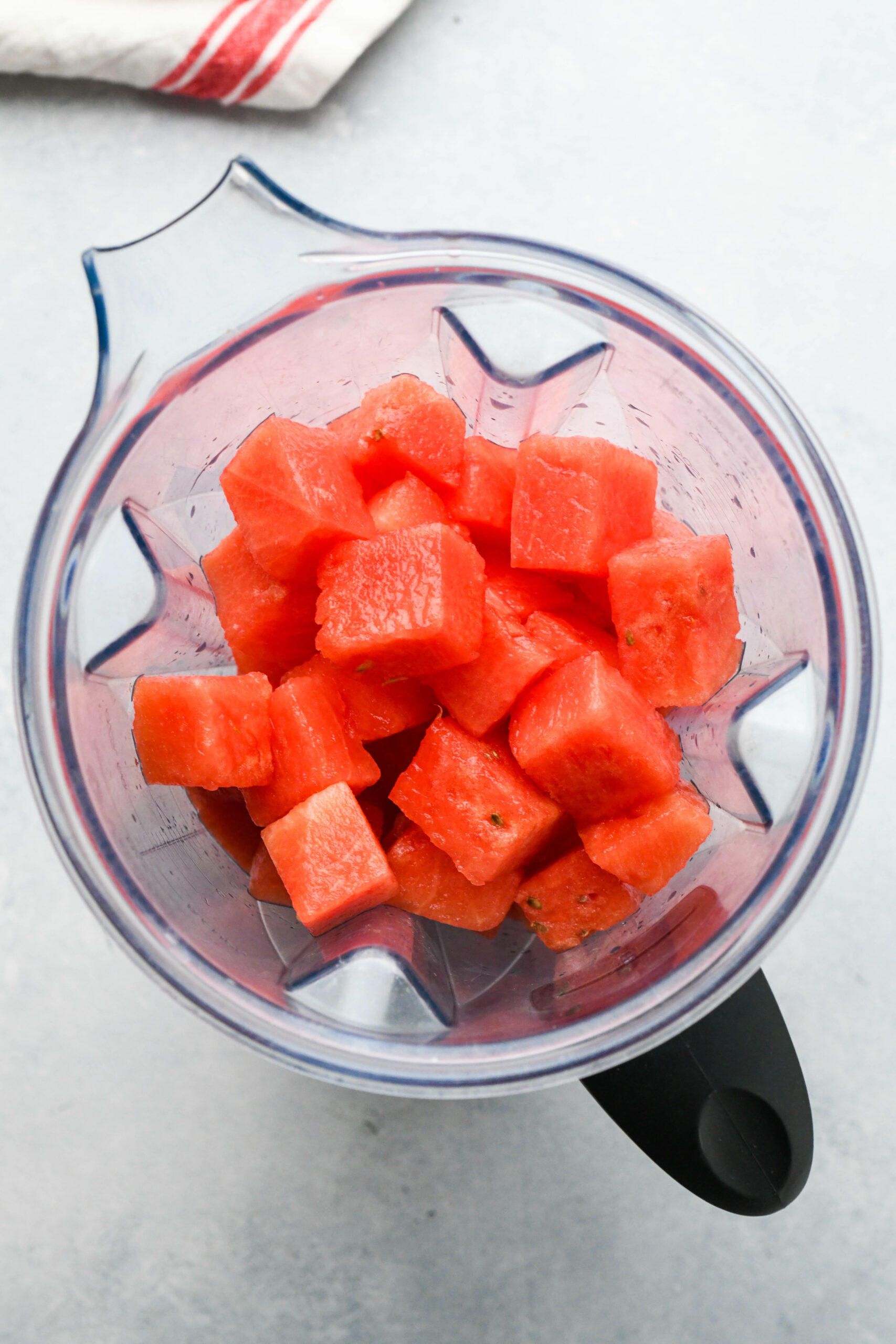 Making Watermelon Juice