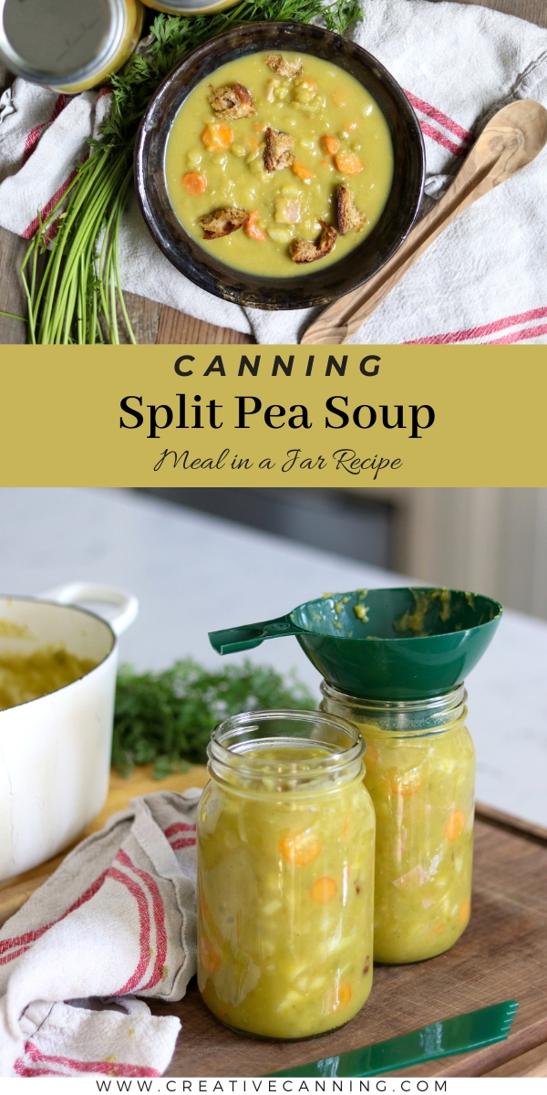 Pressure Canning Split Pea Soup