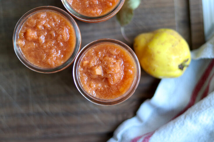 Quince Jam jar