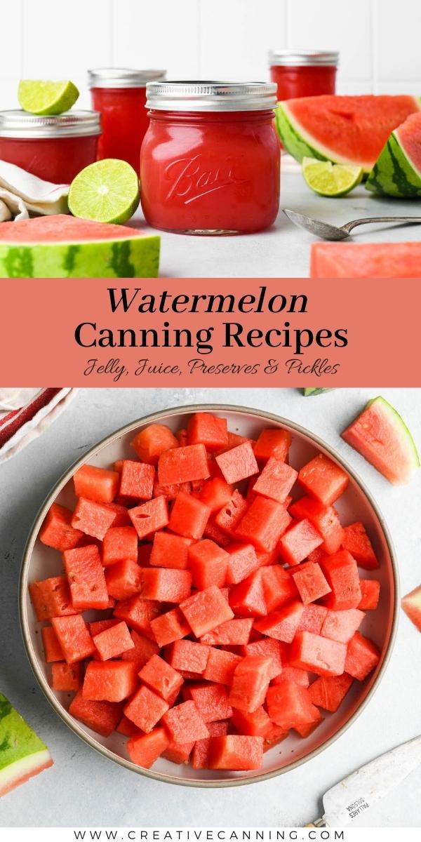 Watermelon Canning Recipes