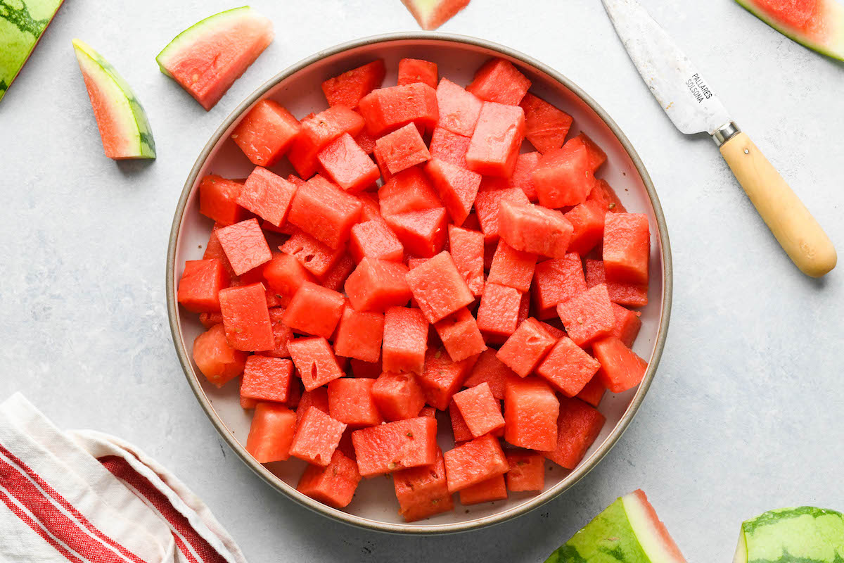 Watermelon Chopped for Jelly