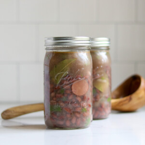 Canning Cajun Red Beans