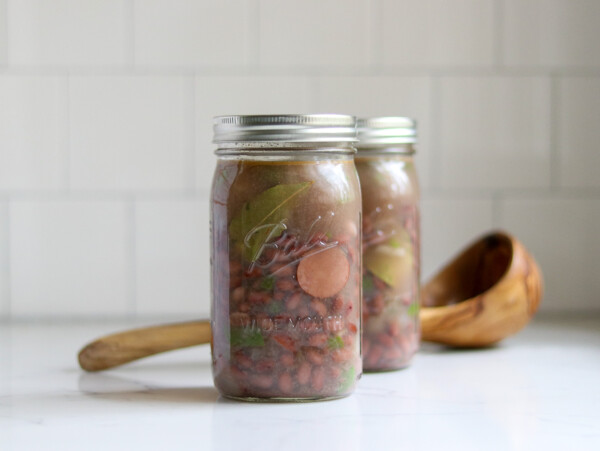 Canning Cajun Red Beans