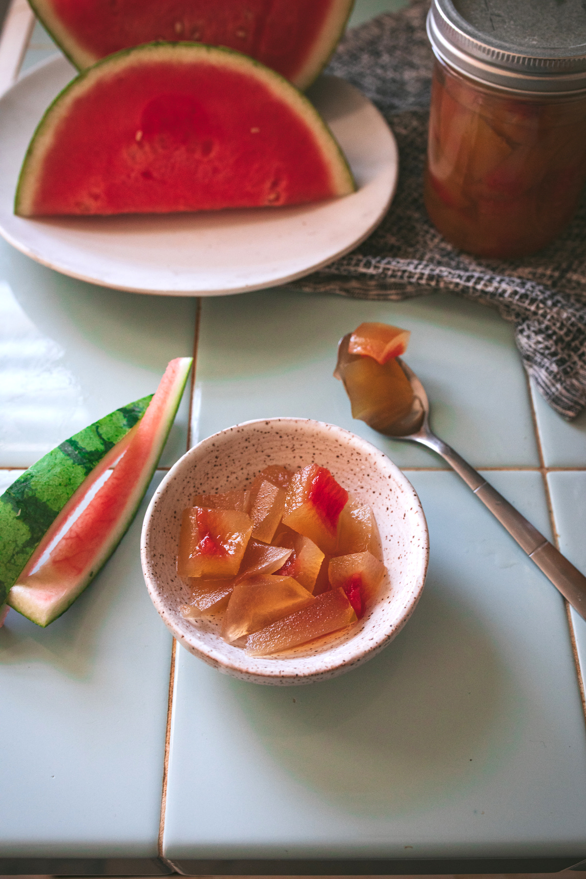 Canning Watermelon Rind Pickles